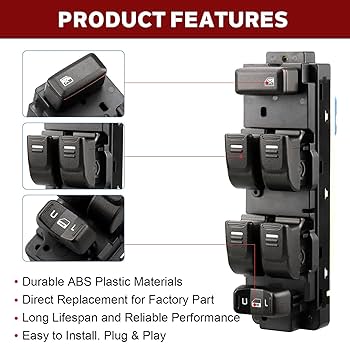 Amazon.com: LCWRGS Master Power Window Switch Driver Side